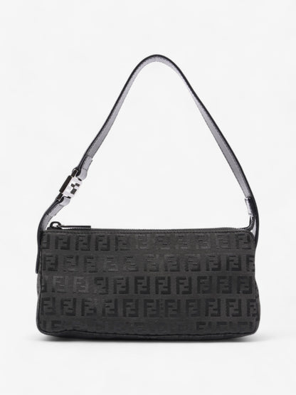 Fendi Shoulder Bag Black Canvas