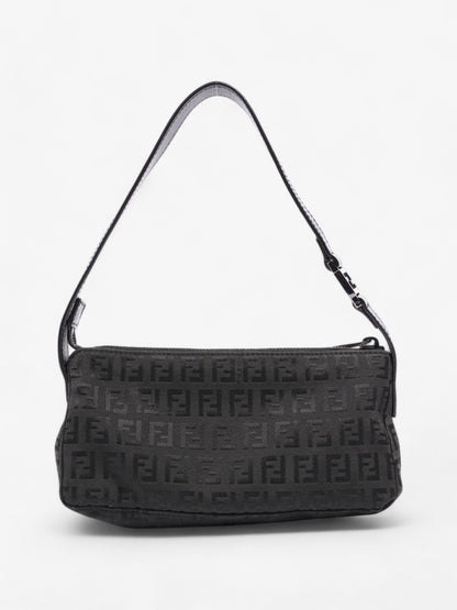 Fendi Shoulder Bag Black Canvas