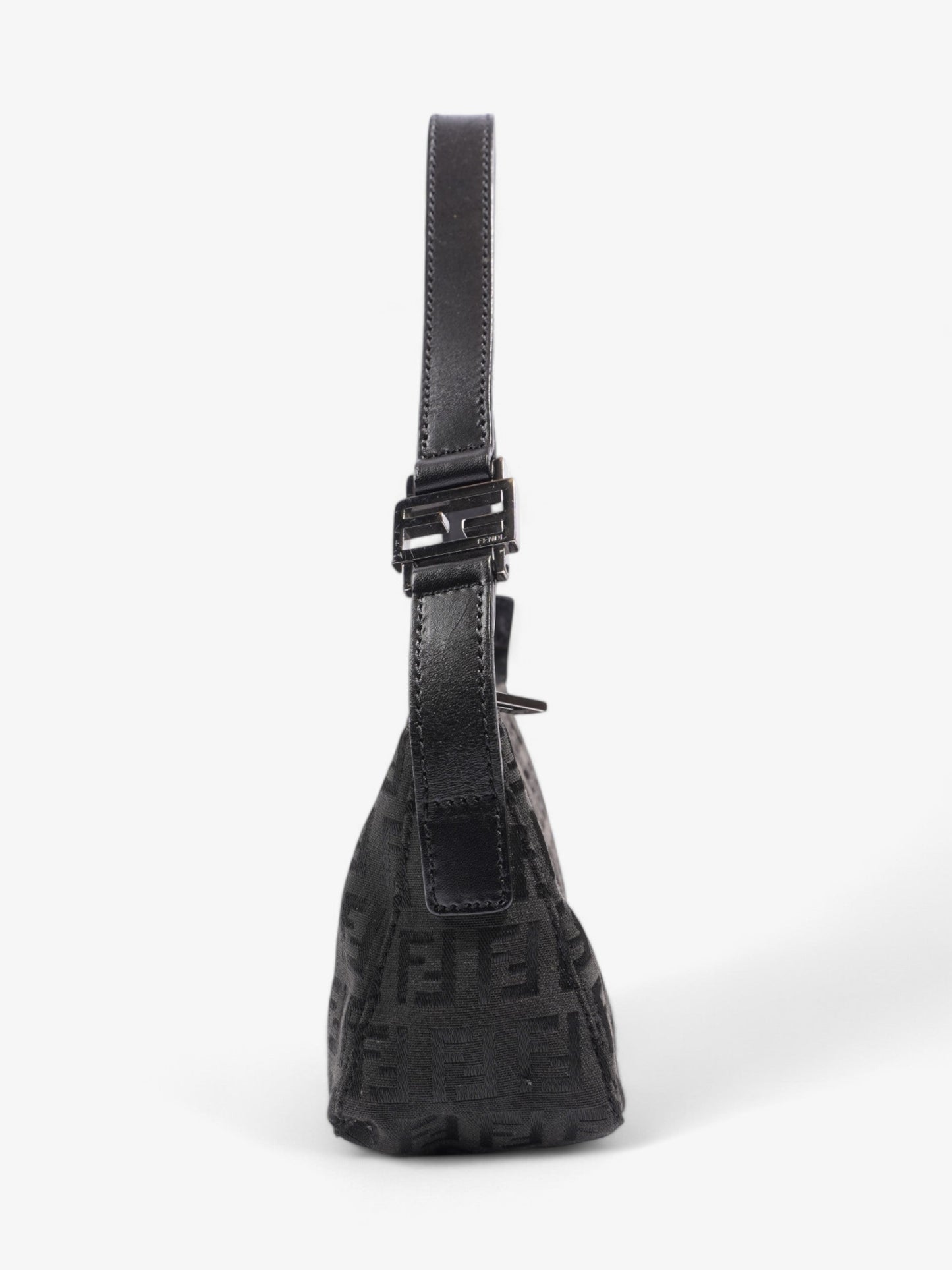 Fendi Shoulder Bag Black Canvas