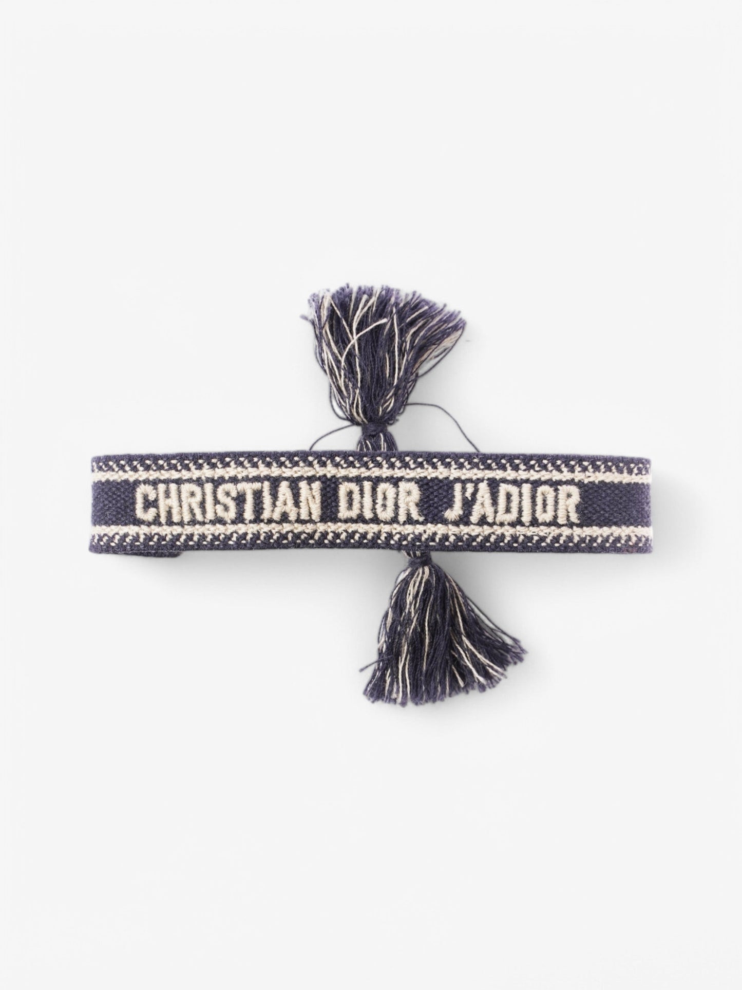 Christian Dior Bracelet Set Navy / Cream Canvas
