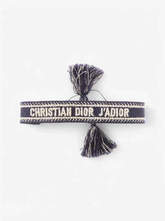 Christian Dior Bracelet Set Navy / Cream Canvas