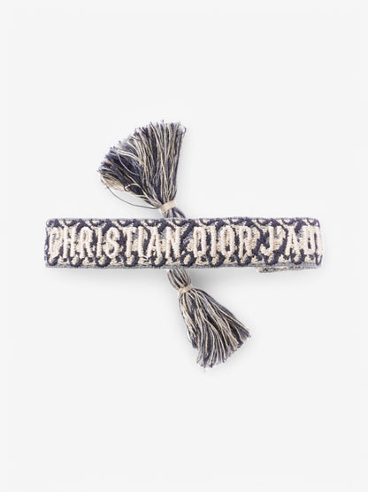 Christian Dior Bracelet Set Navy / Cream Canvas