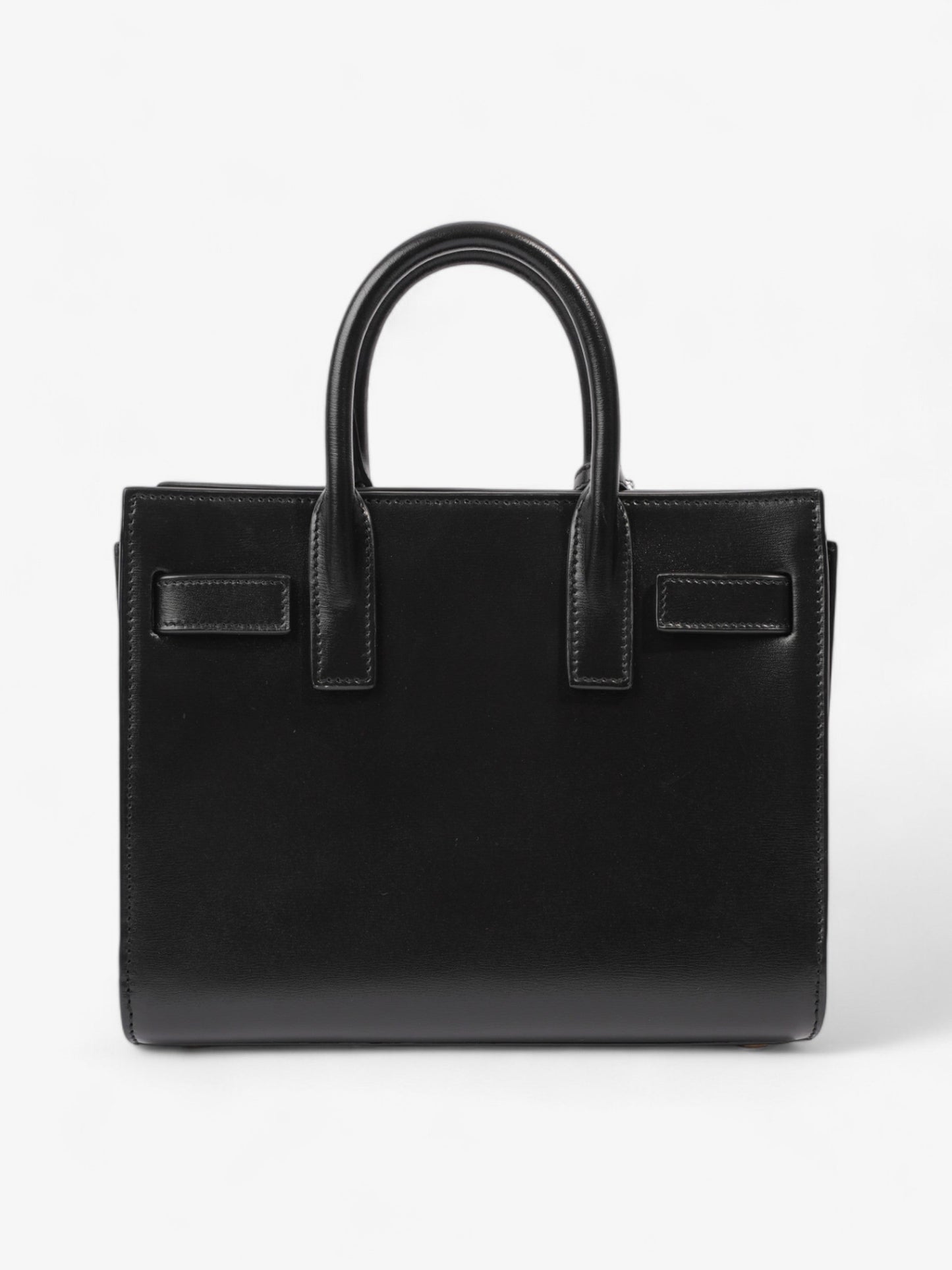 Saint Laurent Sac De Jour Black Calfskin Leather Nano