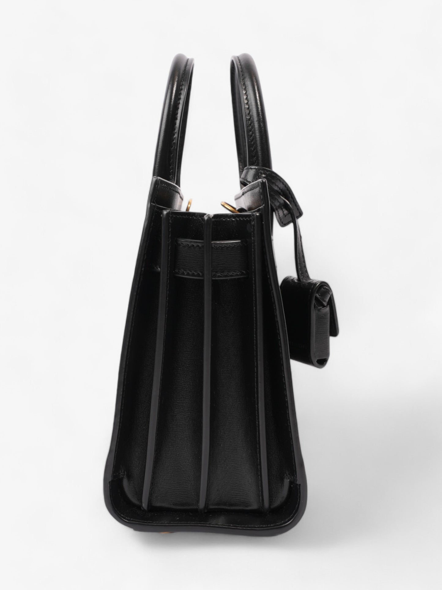 Saint Laurent Sac De Jour Black Calfskin Leather Nano