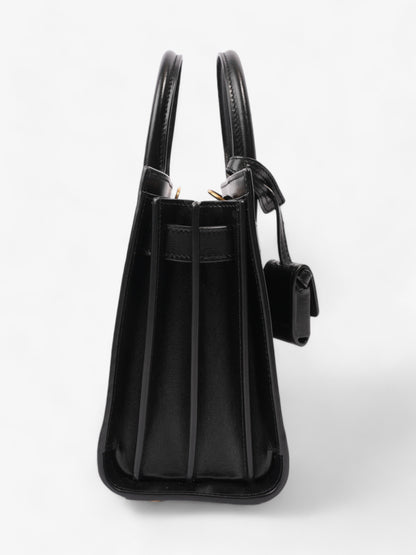 Saint Laurent Sac De Jour Black Calfskin Leather Nano