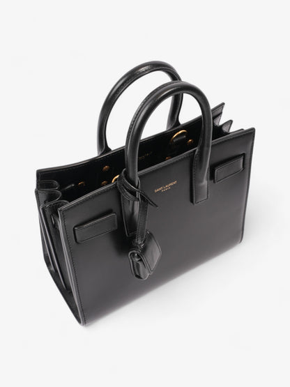 Saint Laurent Sac De Jour Black Calfskin Leather Nano
