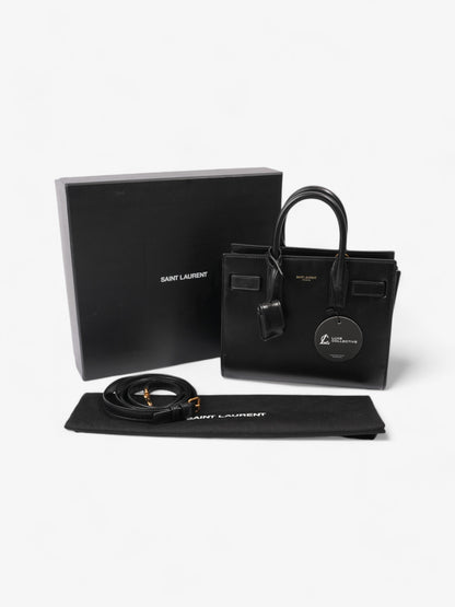 Saint Laurent Sac De Jour Black Calfskin Leather Nano