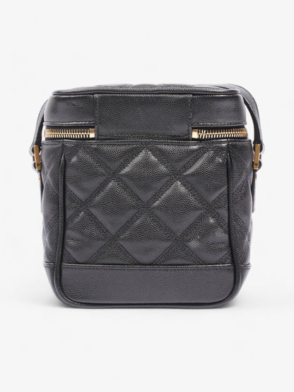Saint Laurent 80's Vanity Black Grained Leather