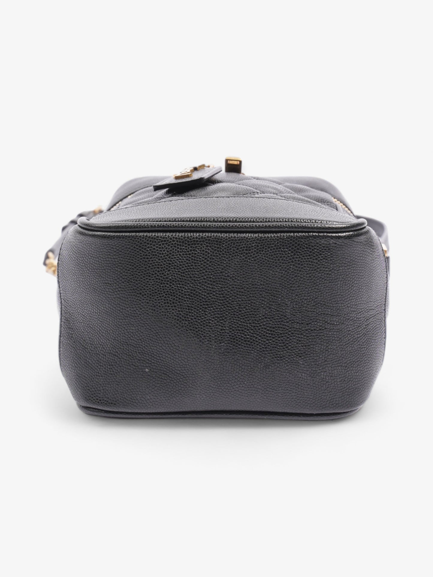 Saint Laurent 80's Vanity Black Grained Leather