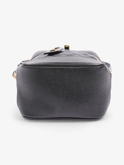 Saint Laurent 80's Vanity Black Grained Leather