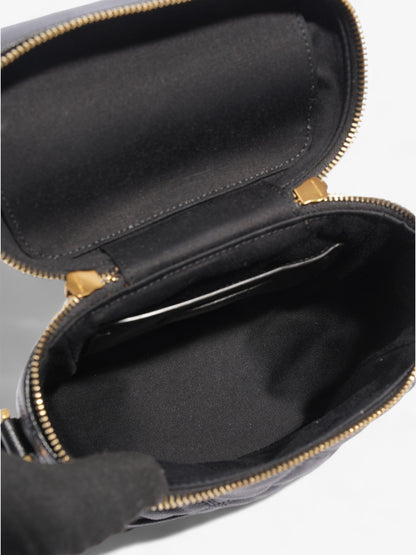 Saint Laurent 80's Vanity Black Grained Leather