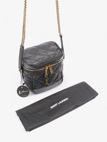 Saint Laurent 80's Vanity Black Grained Leather