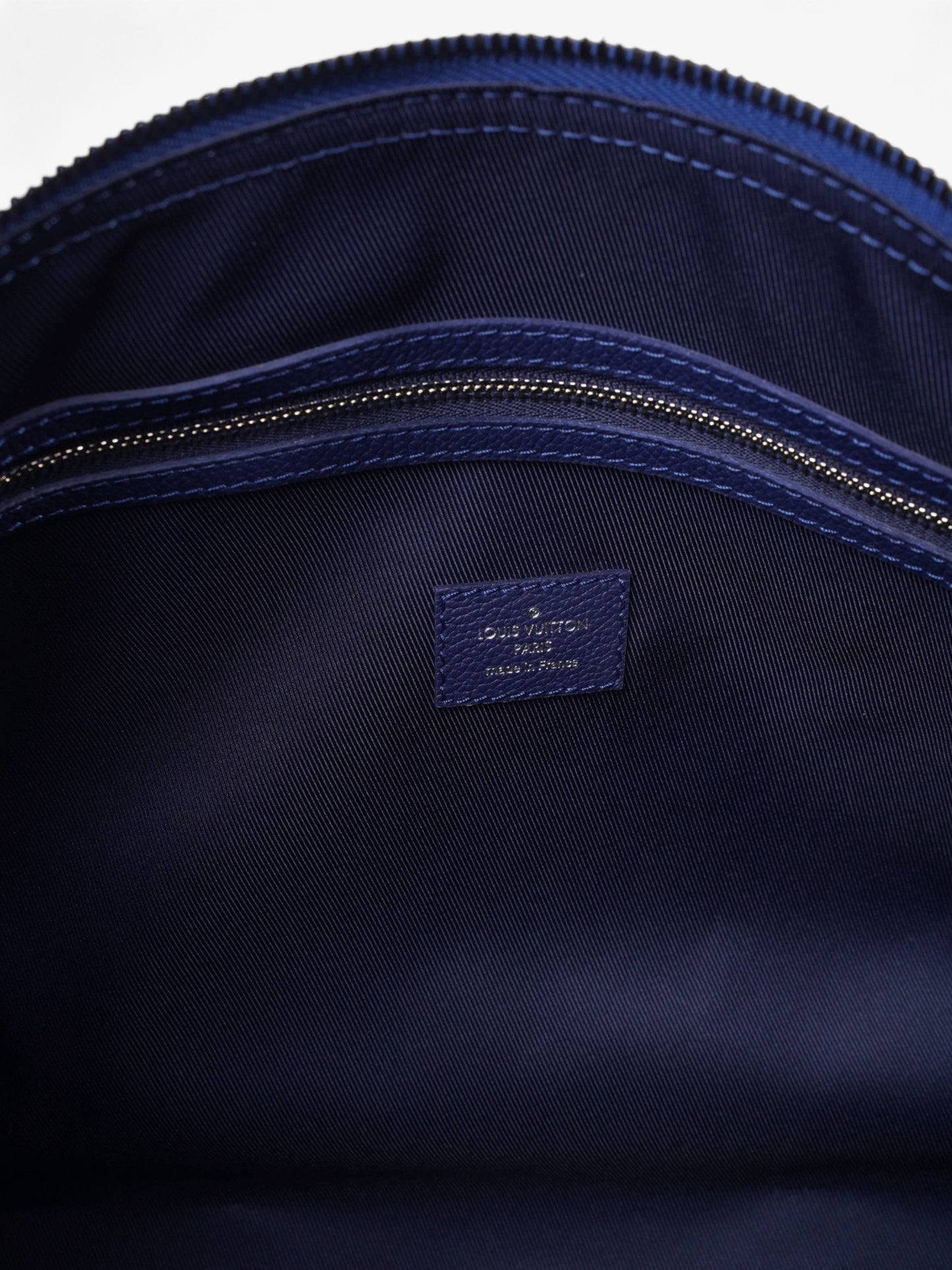 Louis Vuitton Limited Edition Bandana Keepall 50 Blue / White Leather