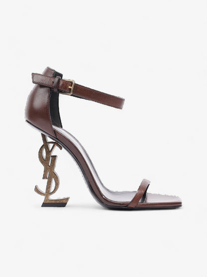 Saint Laurent Opyum 110mm Brown Leather EU 36 UK 3