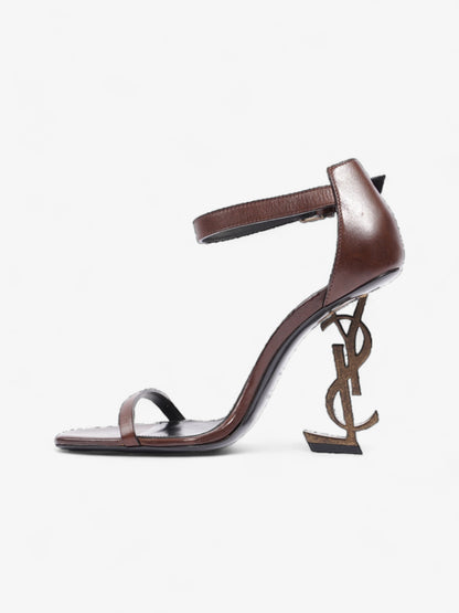 Saint Laurent Opyum 110mm Brown Leather EU 36 UK 3