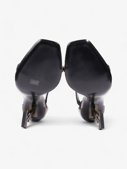 Saint Laurent Opyum 110mm Brown Leather EU 36 UK 3