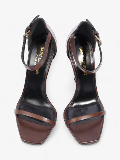 Saint Laurent Opyum 110mm Brown Leather EU 36 UK 3