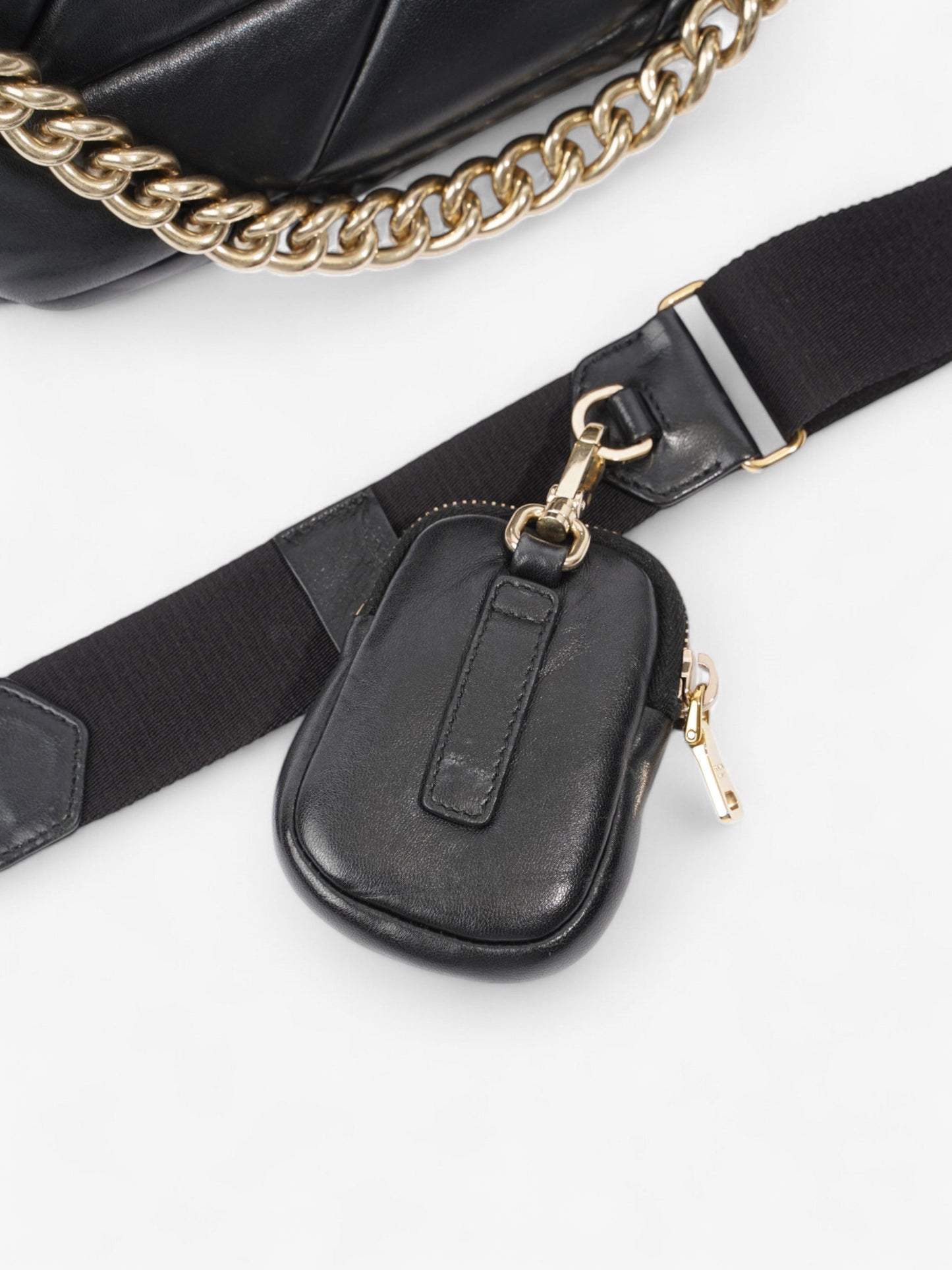 Prada System Padded Bag Black Leather
