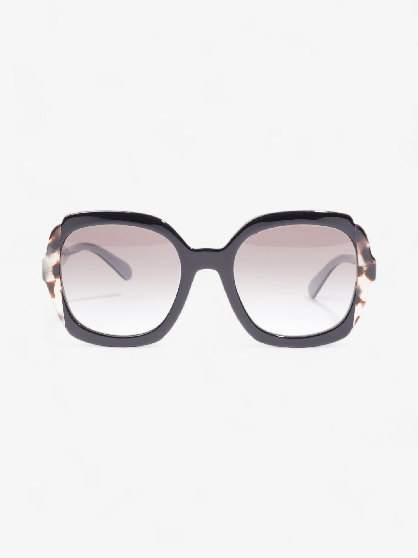 Prada Butterfly Sunglasses Black / Blue Acetate 140mm