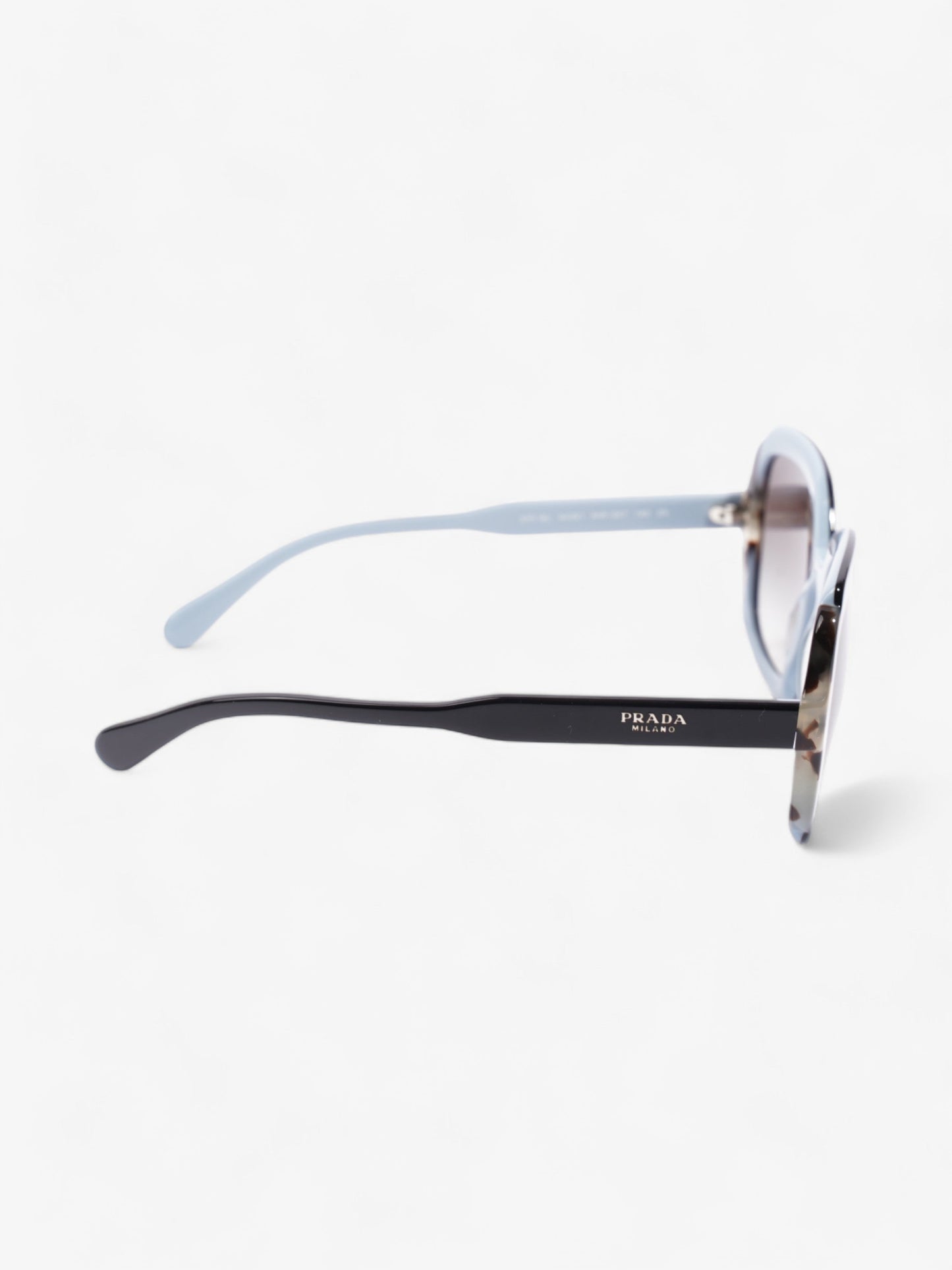 Prada Butterfly Sunglasses Black / Blue Acetate 140mm