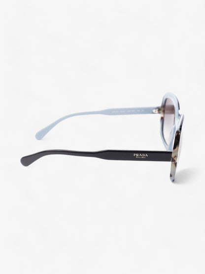 Prada Butterfly Sunglasses Black / Blue Acetate 140mm