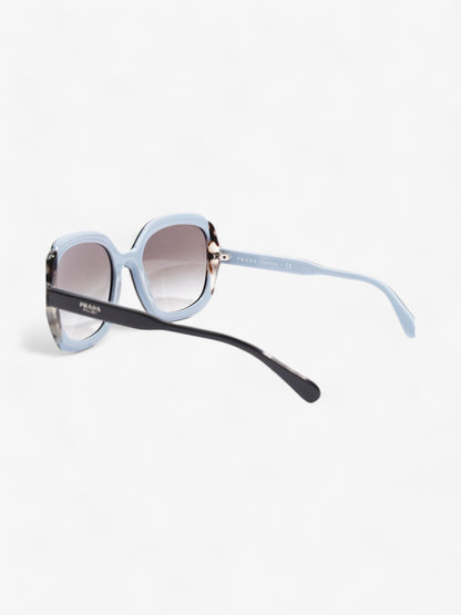 Prada Butterfly Sunglasses Black / Blue Acetate 140mm