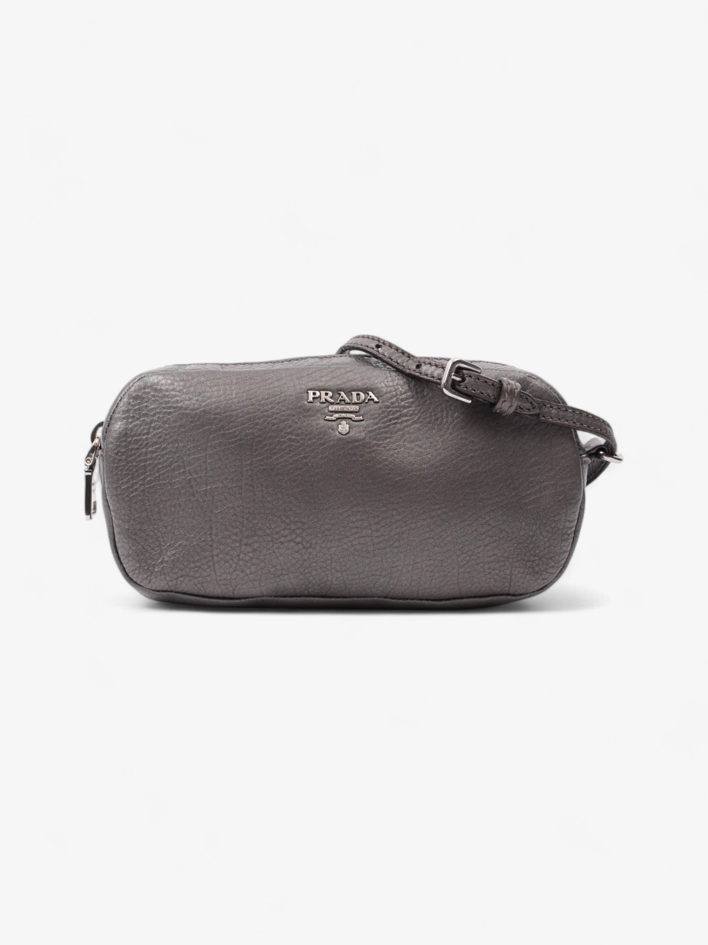 Prada Wristlet Metallic Leather