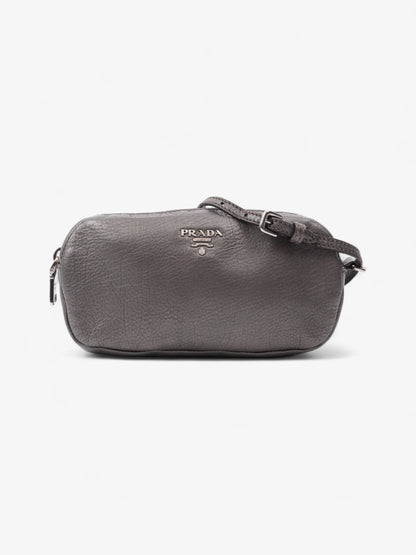 Prada Wristlet Metallic Leather