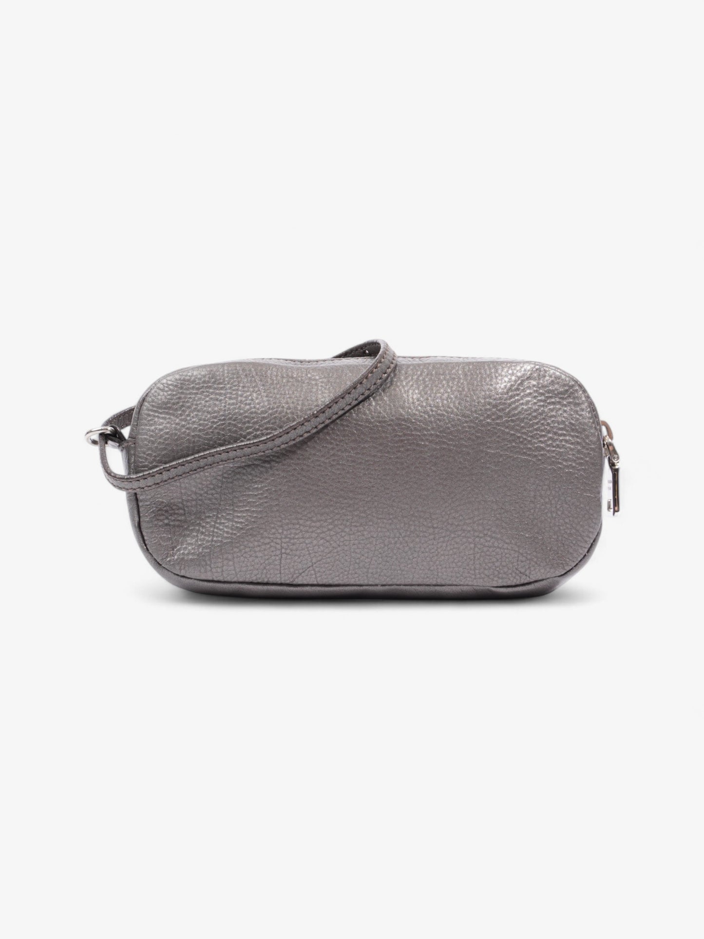 Prada Wristlet Metallic Leather