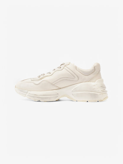 Gucci Rhyton 'Lips' Sneakers Beige  / Red / Black Leather EU 41.5 UK 7.5
