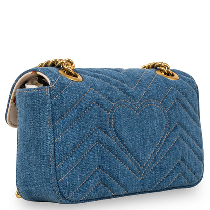 Gucci GG Marmont Mini - Denim