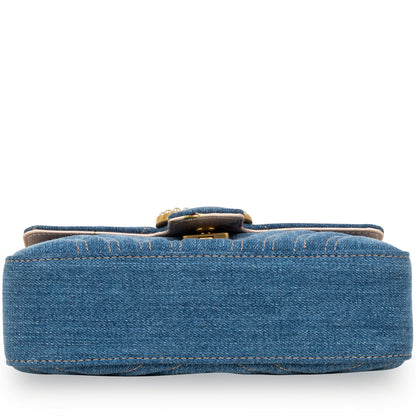 Gucci GG Marmont Mini - Denim