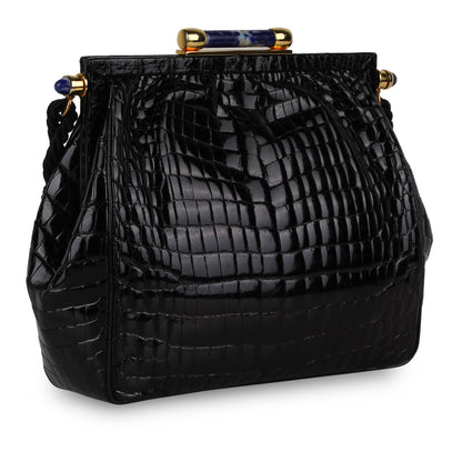 Gucci Vintage Croc Crossbody Bag