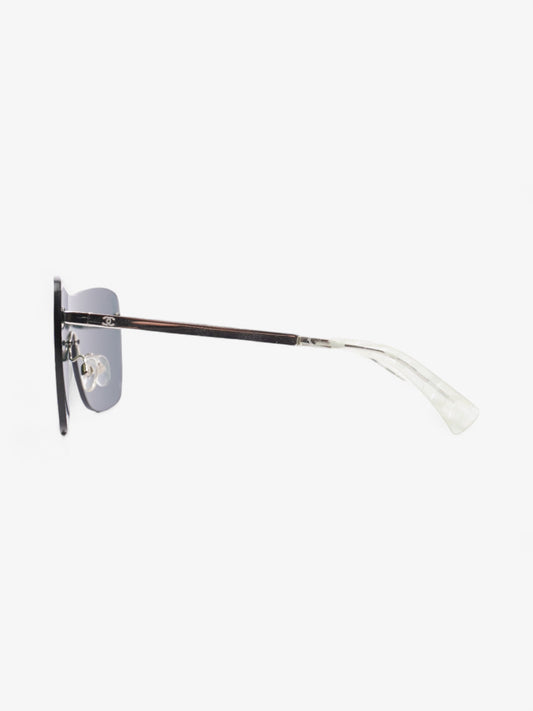 Chanel Oversized Mirror Sunglasses Purple Acetate 140mm