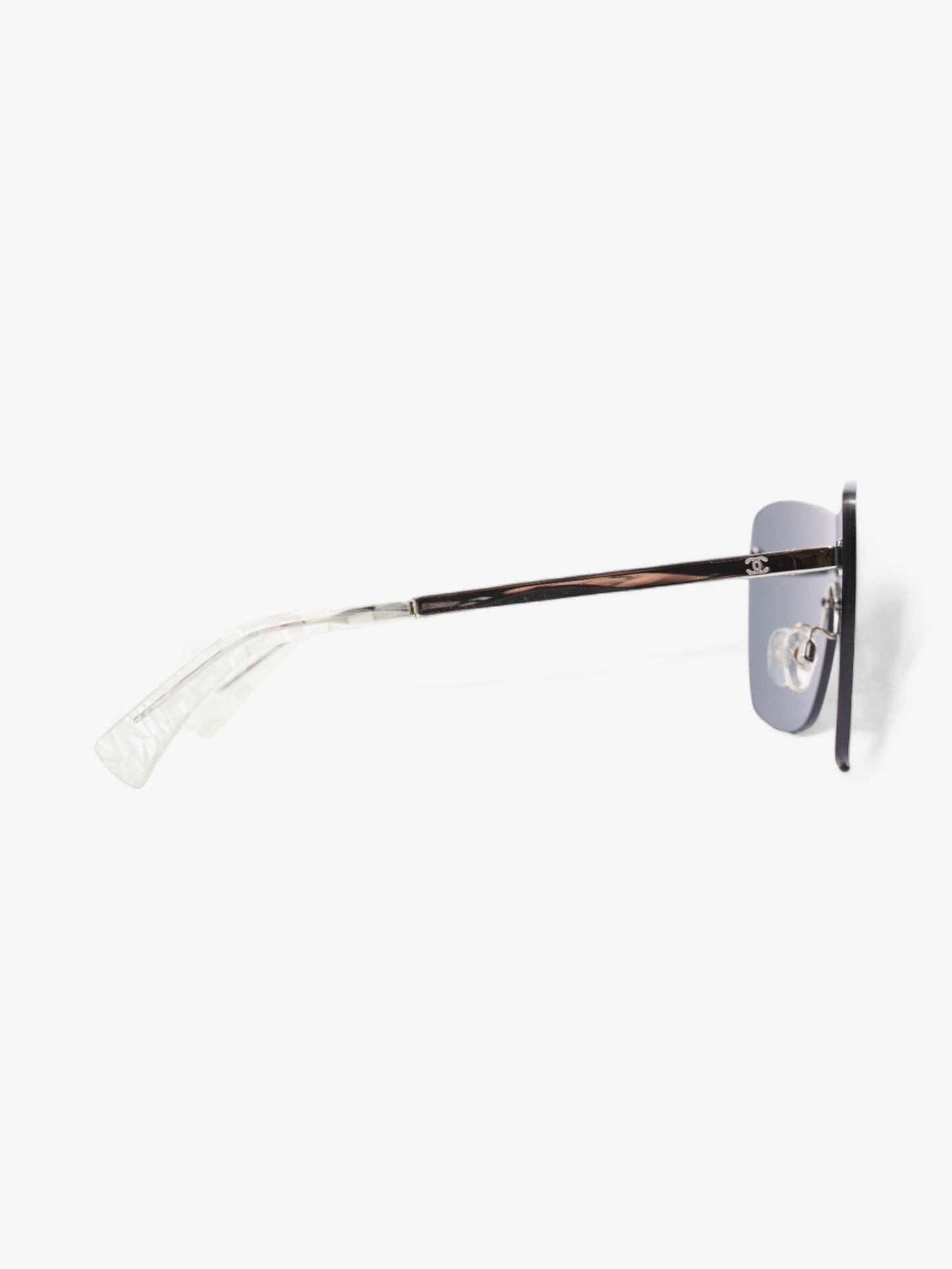 Chanel Oversized Mirror Sunglasses Purple Acetate 140mm