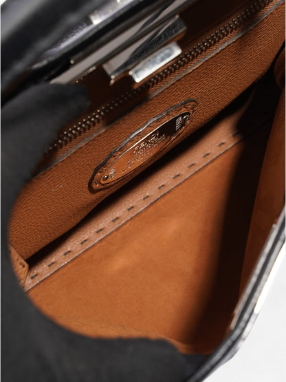 Fendi Peekaboo Black Leather Medium