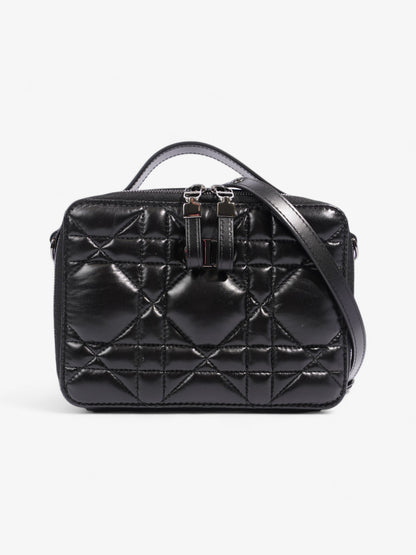 Christian Dior Caro Box Bag Black Calfskin Leather
