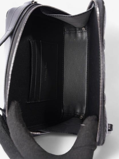 Christian Dior Caro Box Bag Black Calfskin Leather