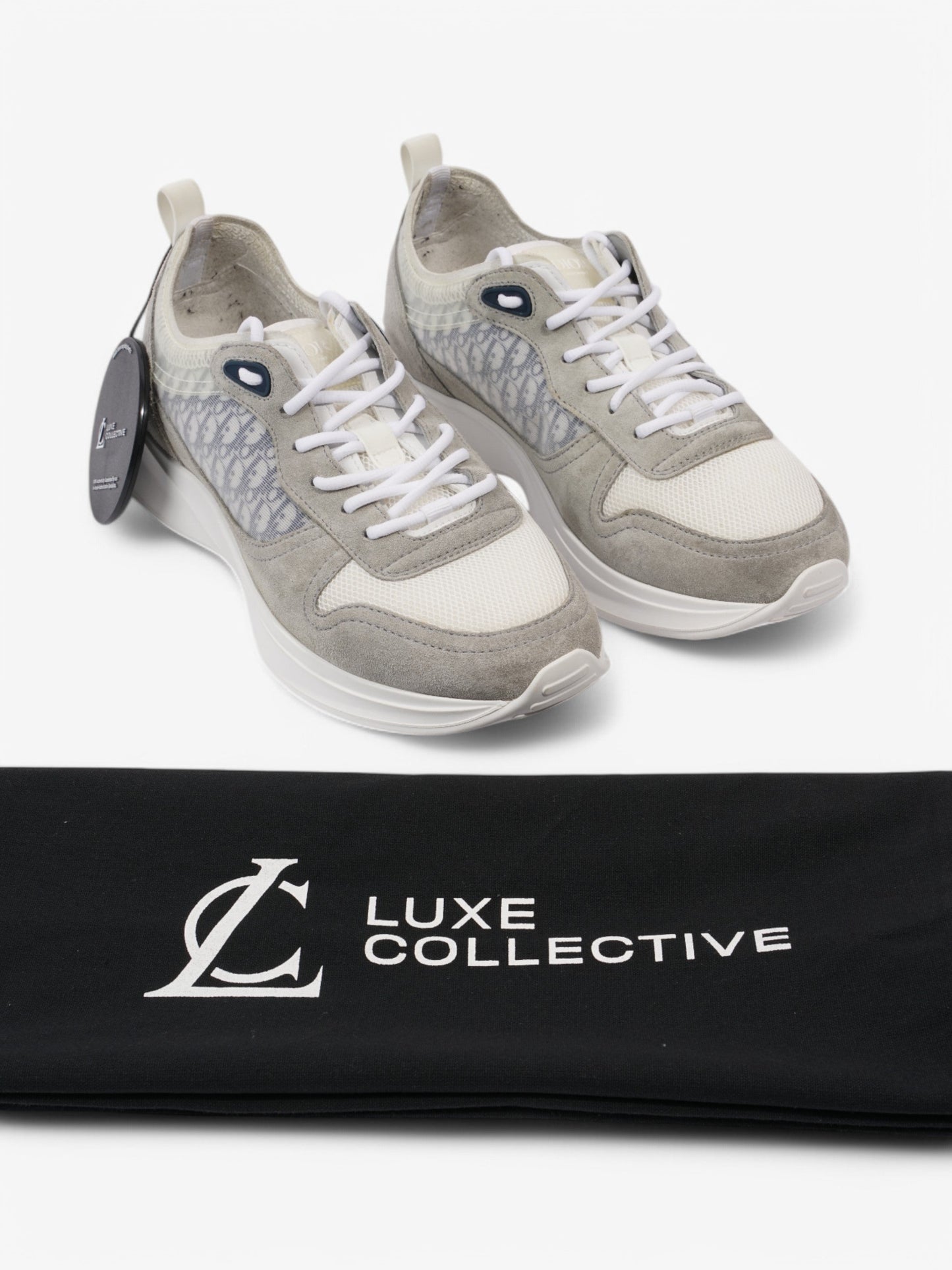 Christian Dior B25 Grey / White Mesh EU 41 UK 7