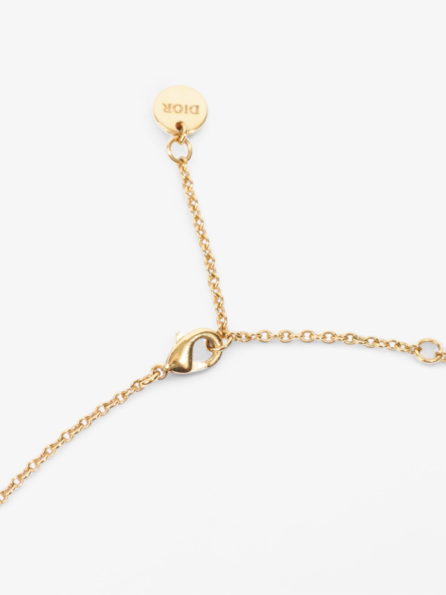 Christian Dior Clair D Lune Necklace Gold Base Metal