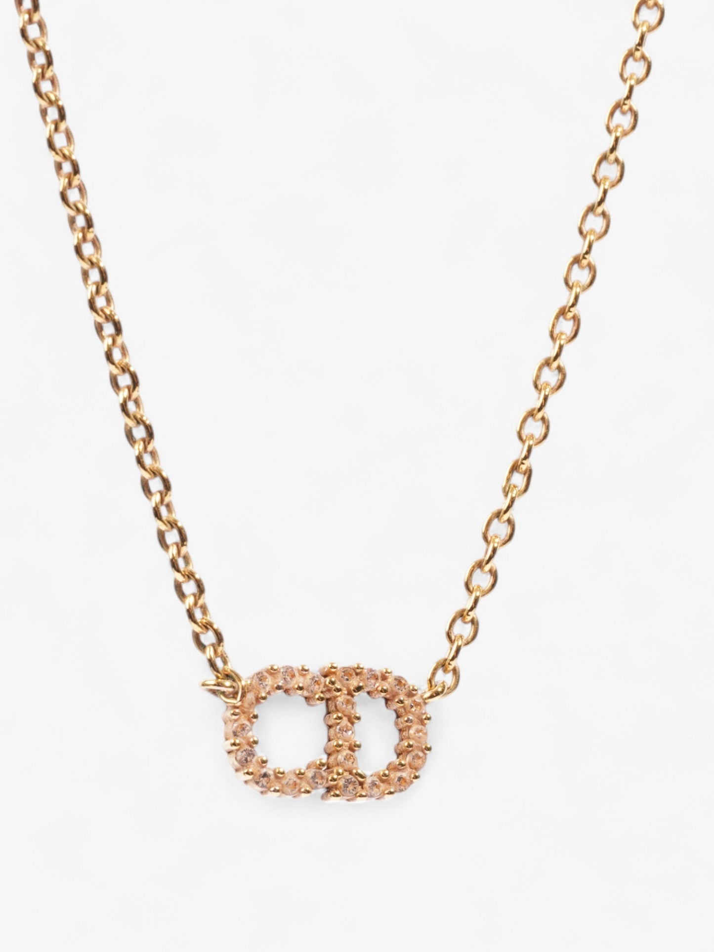 Christian Dior Clair D Lune Necklace Gold Base Metal