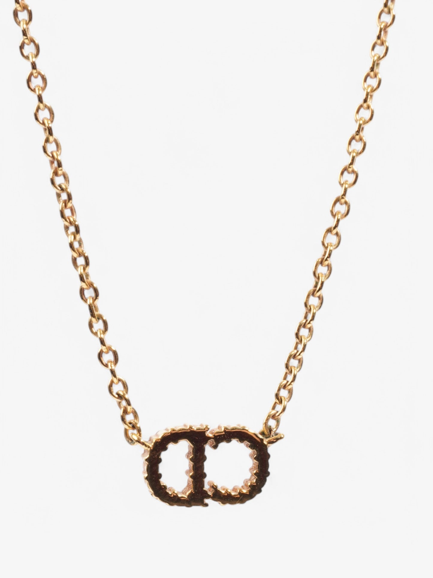 Christian Dior Clair D Lune Necklace Gold Base Metal