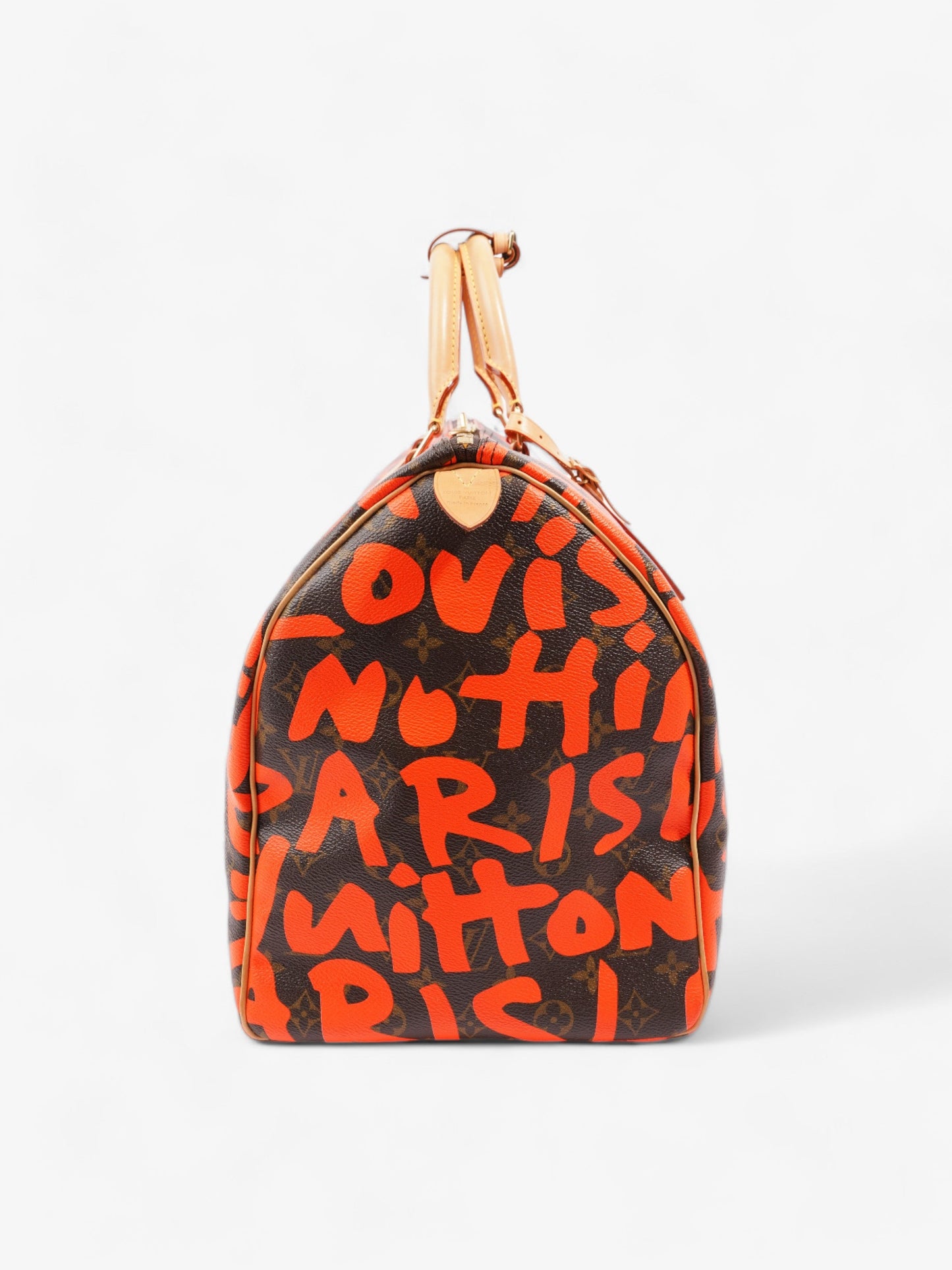 Louis Vuitton Keepall Graffiti 50 Monogram / Orange Coated Canvas