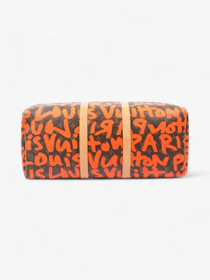 Louis Vuitton Keepall Graffiti 50 Monogram / Orange Coated Canvas