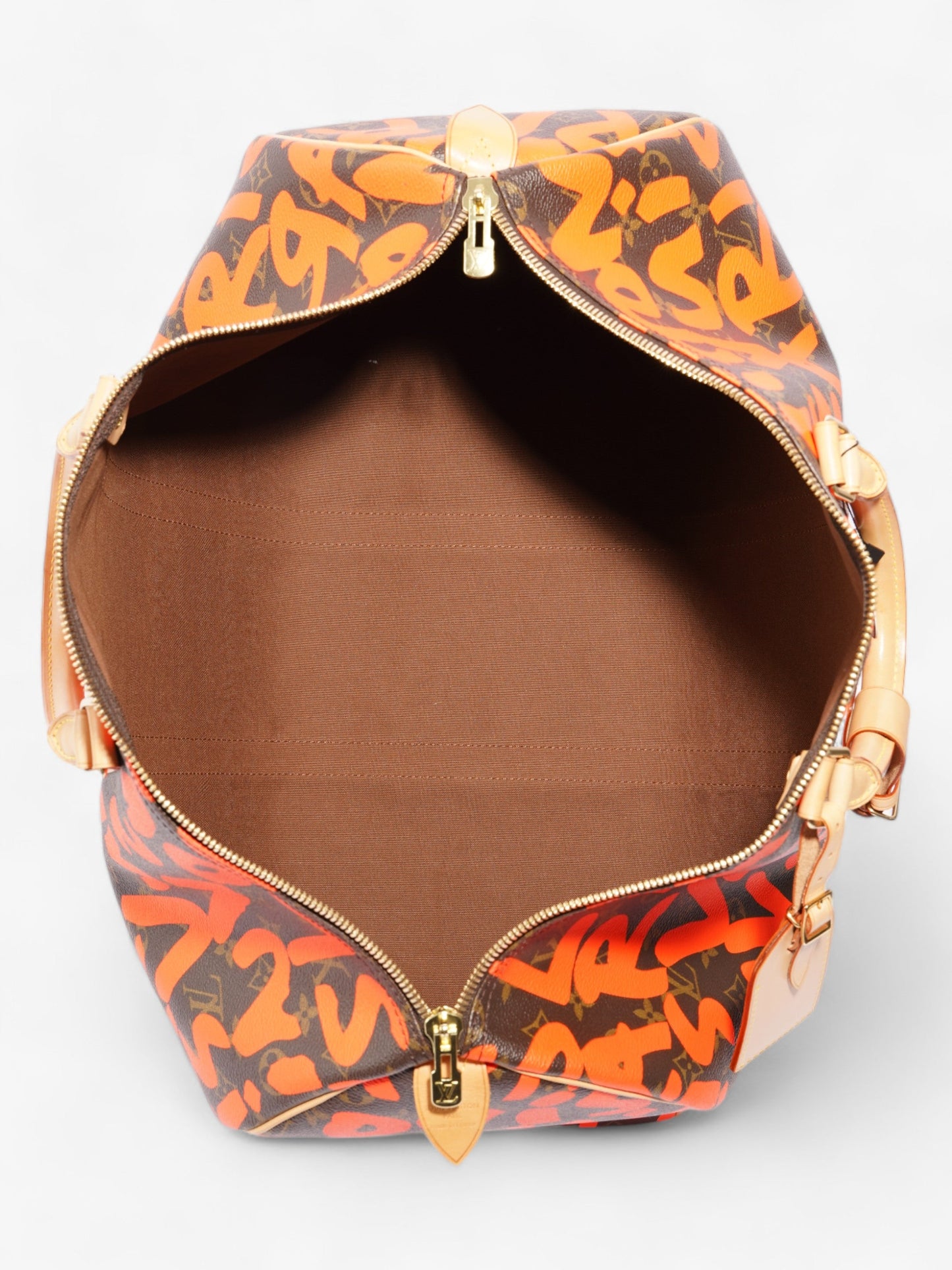 Louis Vuitton Keepall Graffiti 50 Monogram / Orange Coated Canvas