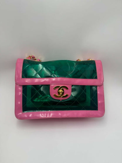 Chanel 2018 Coco Splash PVC Flap