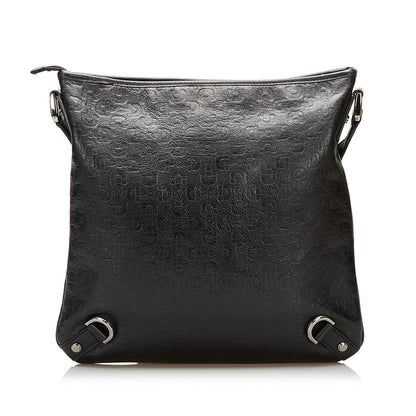 Gucci Abbey D-Ring Embossed  Horsebit Crossbody (SHG-35354)