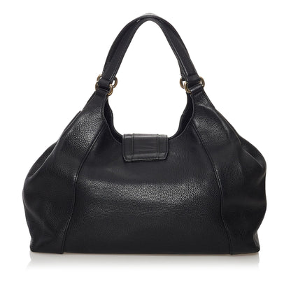 Gucci Abbey D-Ring Leather Shoulder Bag (SHG-32725)
