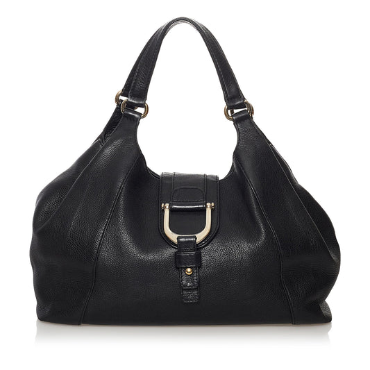 Gucci Abbey D-Ring Leather Shoulder Bag (SHG-32725)