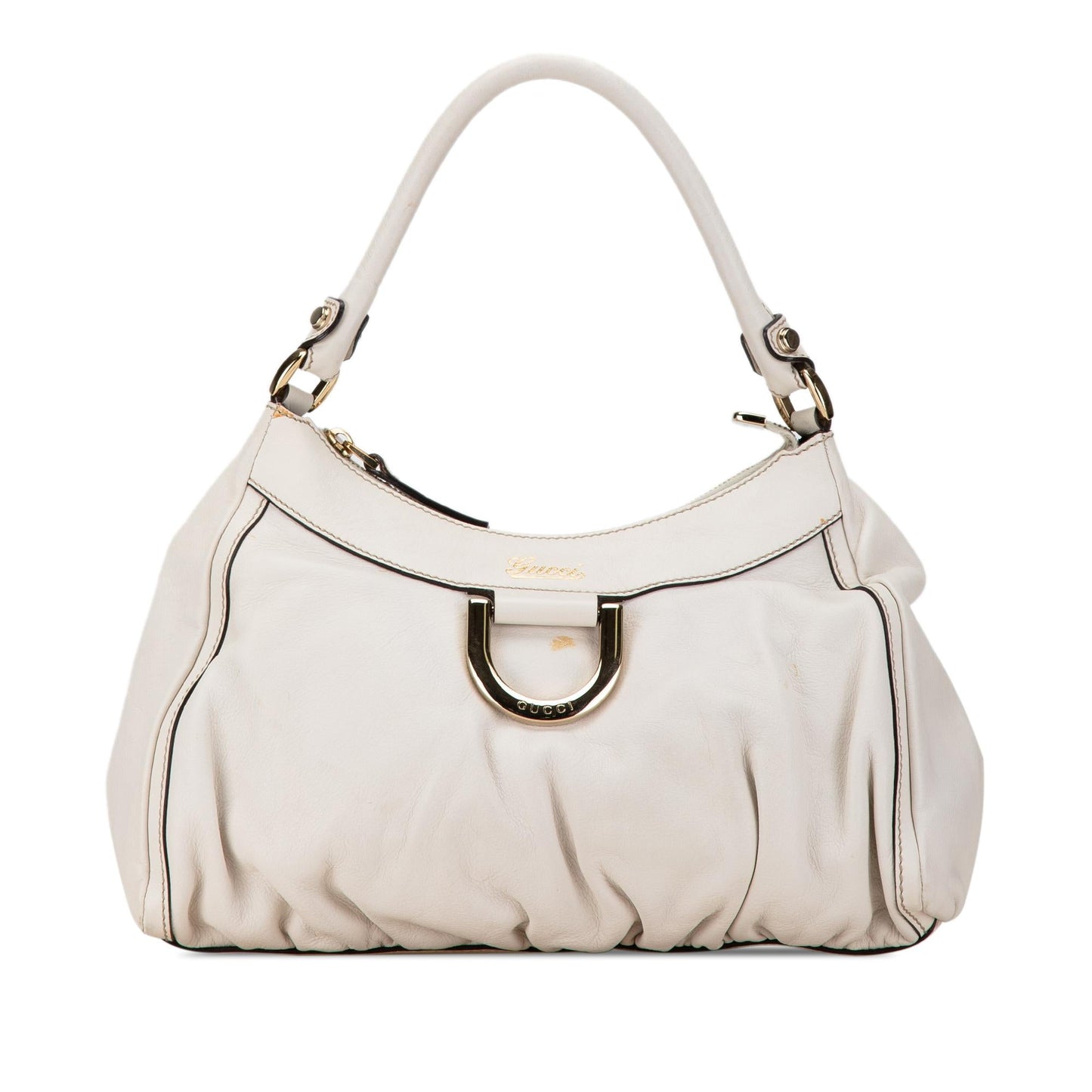 Gucci Abbey D-Ring Leather Shoulder Bag (SHG-TpZLhT)